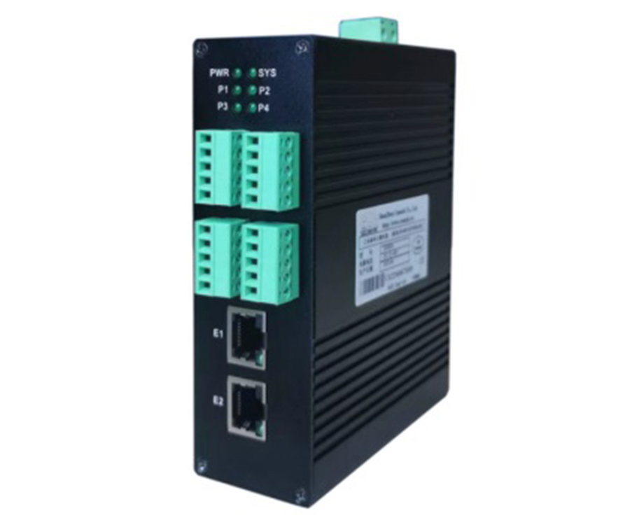 4 port RS485 industrial serial device server